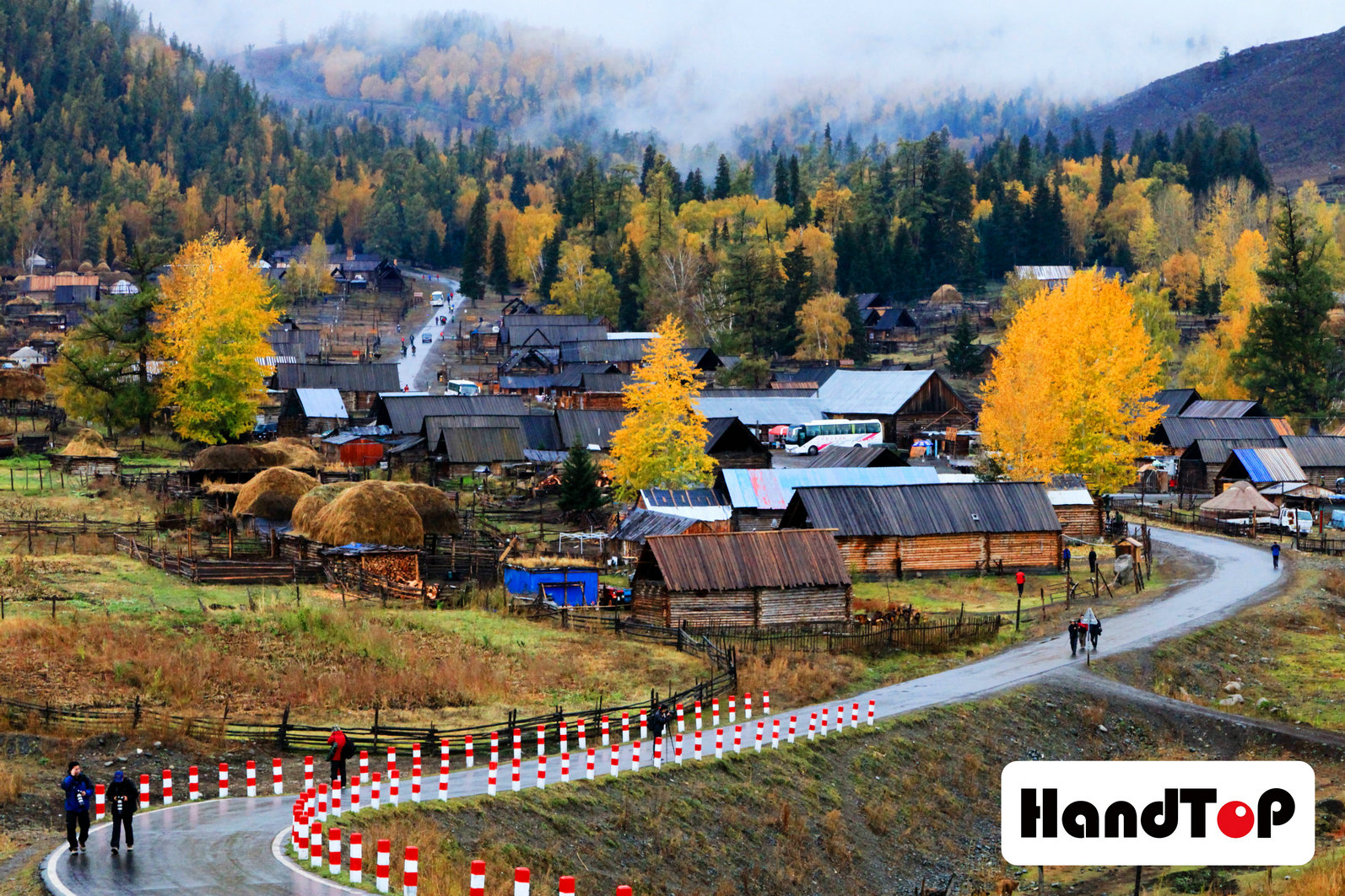 漢拓UV打印機打印實例村莊